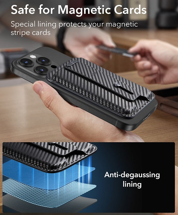 ESR Magnetic Wallet (HaloLock), Carbon Fiber