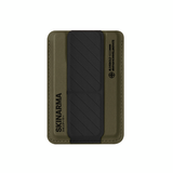 SKINARMA MAG-CHARGE CARD HOLDER WITH GRIP STAND KADO - OLIVE