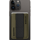 SKINARMA MAG-CHARGE CARD HOLDER WITH GRIP STAND KADO - OLIVE