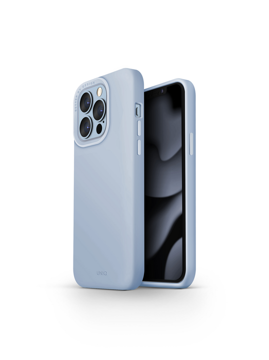 UNIQ HYBRID IPHONE 13 MAX MAGSAFE-COMPATIBLE LINO HUE ARTIC BLUE