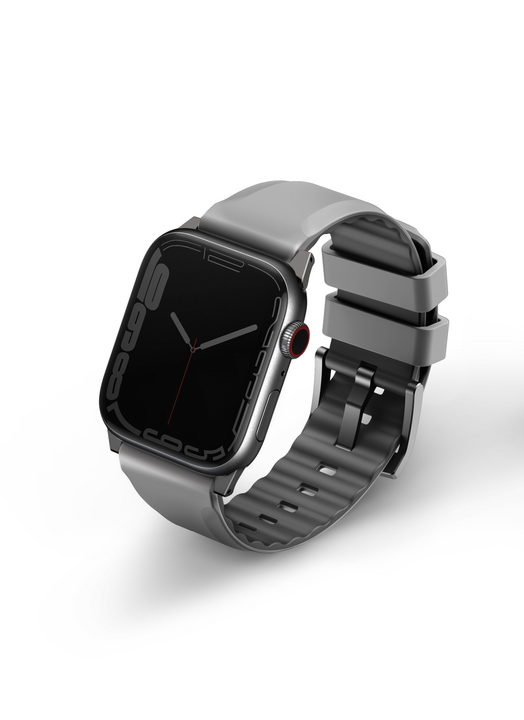 سوار UNIQ LINUS AIROSOFT من السيليكون لساعة Apple مقاس 42/41/40 مم