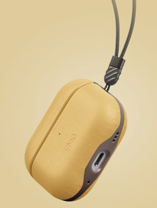 UNIQ LYDEN DS AIRPODS PRO 2ND GEN (2022) CASE - CANARY (CANARY YELLOW/FLINT GREY)