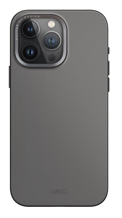 UNIQ HYBRID IPHONE 15 PRO MAX MAGCLICK CHARGING LYDEN DS - CHARCOAL (RHINO GREY/BLACK)