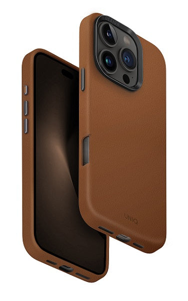 UNIQ HYBRID IPHONE 16 PRO (2024) 6.3 MAGCLICK MAGCLICK CHARGING LYDEN - CARAMEL (CARAMEL)