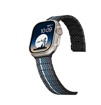 PITAKA APPLE WATCH BAND POETRY OF THINGS -MOON ARAMID & CARBON FIBER 42/44/45/46/49mm & 38/40/41mm