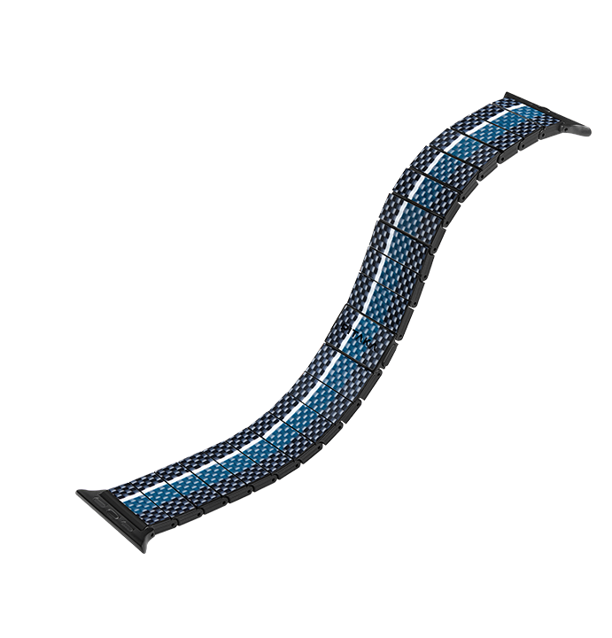 PITAKA APPLE WATCH BAND POETRY OF THINGS -MOON ARAMID & CARBON FIBER 42/44/45/46/49mm & 38/40/41mm