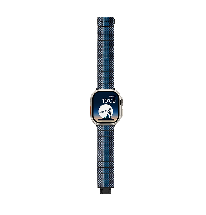 PITAKA APPLE WATCH BAND POETRY OF THINGS -MOON ARAMID & CARBON FIBER 42/44/45/46/49mm & 38/40/41mm