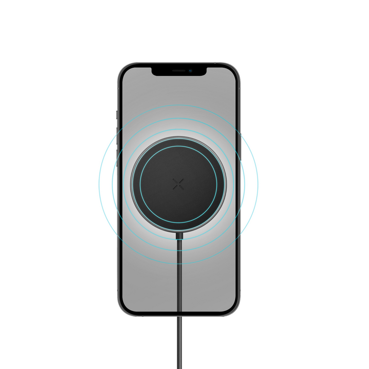 ENERGEA MAGDRIVE, MAGSAFE COMPATIBLE ALUMINUM CAR CHARGER (CUP HOLDER/AIRVENT) - GUN-BLK