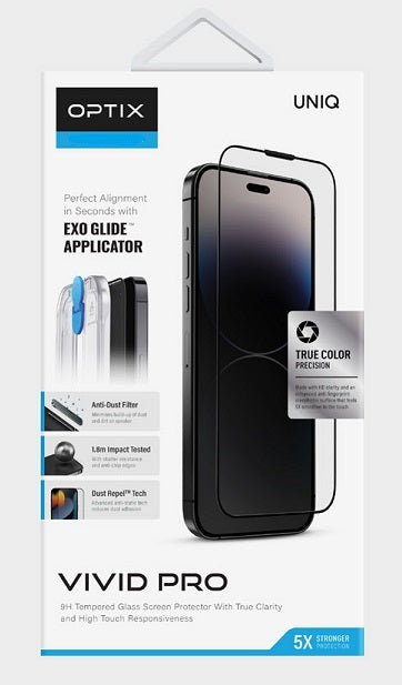 UNIQ OPTIX VIVID PRO IPHONE 14 PLUS/ 13 PRO MAX GLASS SCREEN PROTECTOR