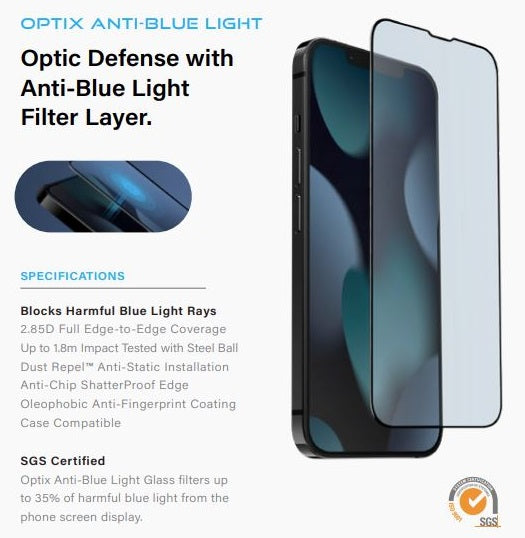 UNIQ OPTIX VISION CARE IPHONE 14 PRO MAX/ 15 PLUS GLASS SCREEN PROTECTOR