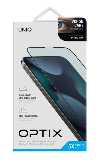 UNIQ OPTIX VISION CARE IPHONE 14 PRO MAX/ 15 PLUS GLASS SCREEN PROTECTOR