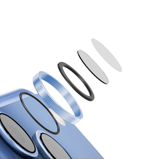UNIQ OPTIX ALUGUARD (DX2) IPHONE 18 PRO/18 PRO MAX (2026) 6.3/6.9 CAMERA LENS PROTECTOR-Artic-Blue