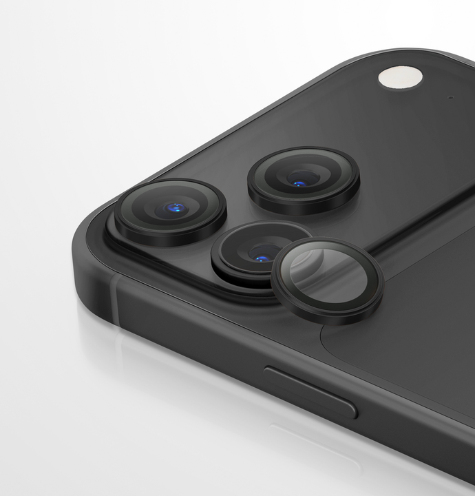 UNIQ OPTIX ALUGUARD (DX2) IPHONE 18 PRO/18 PRO MAX (2026) 6.3/6.9 CAMERA LENS PROTECTOR - Graphite-Black