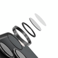 UNIQ OPTIX ALUGUARD (DX2) IPHONE 18 PRO/18 PRO MAX (2026) 6.3/6.9 CAMERA LENS PROTECTOR - Graphite-Black