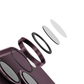 UNIQ OPTIX ALUGUARD (DX2) IPHONE 18 PRO/18 PRO MAX (2026) 6.3/6.9 CAMERA LENS PROTECTOR-Artic-Burgundy