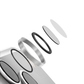 UNIQ OPTIX ALUGUARD (DX2) IPHONE 18 PRO/18 PRO MAX (2026) 6.3/6.9 CAMERA LENS PROTECTOR-Sterling-SIlver