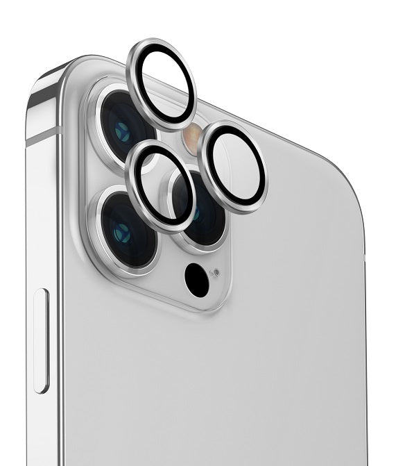 UNIQ OPTIX IPHONE 15 PRO/ 15 PRO MAX CAMERA LENS PROTECTOR STERLING (WHITE TITATNIUM)