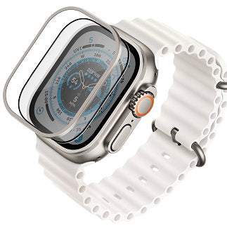 UNIQ OPTIX DUO PRO WATCH ULTRA ANTI-REFLECTIVE GLASS PROTECTOR & STAINLESS STEEL BEZEL