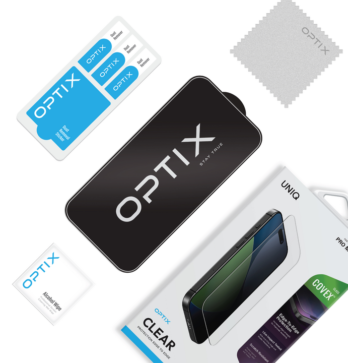 UNIQ OPTIX CLEAR IPHONE 17 PRO (2025) 6.3 GLASS SCREEN PROTECTOR