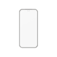Matte glass screen protector for iPhone 18 Pro, front-facing clear glass panel