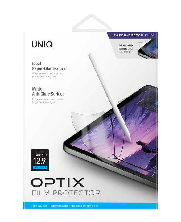 UNIQ OPTIX PAPER-SKETCH IPAD PRO 12.9 (3-6TH GEN) واقي شاشة الفيلم