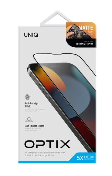 UNIQ OPTIX واقي شاشة زجاجي لهاتف IPHONE 14 PRO/ 15 