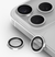 UNIQ OPTIX PRIME IPHONE 18 PRO/18 PRO MAX (2026) 6.3/6.9 CAMERA LENS PROTECTOR Silver-Chrome
