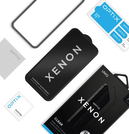 UNIQ OPTIX XENON CLEAR NANOCERAM IPHONE 17 PRO (2025) 6.3 GLASS SCREEN PROTECTOR