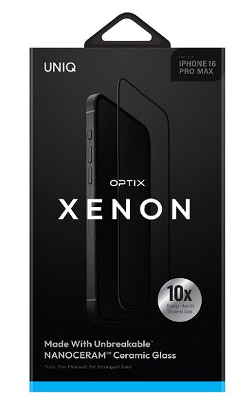 UNIQ OPTIX XENON NANOCERAM IPHONE 16 PRO MAX (2024) 6.9 GLASS SCREEN PROTECTOR