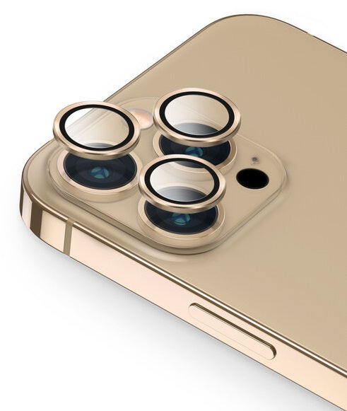 UNIQ OPTIX IPHONE 13 PRO / 13 PRO MAX CAMERA LENS PROTECTOR -CHAMPAGNE (GOLD)