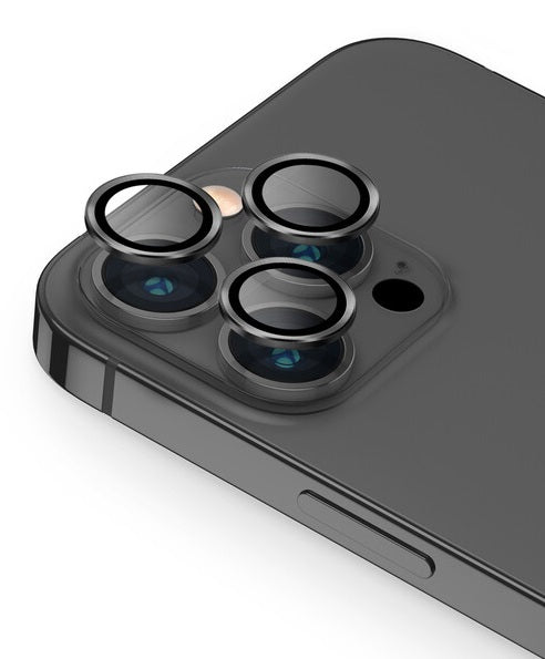 UNIQ OPTIX IPHONE 13 PRO / 13 PRO MAX CAMERA LENS PROTECTOR - GRAPHITE (GRAPHITE)