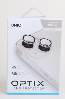 UNIQ OPTIX IPHONE 13 / 13 MINI CAMERA LENS PROTECTOR -STERLING (SILVER)