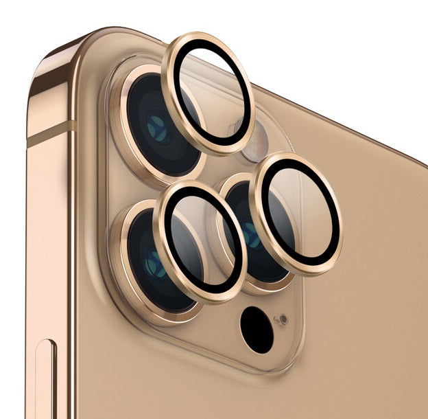 UNIQ OPTIX IPHONE 14 PRO / 14 PRO MAX (2022) CAMERA LENS PROTECTOR -CHAMPAGNE (GOLD)