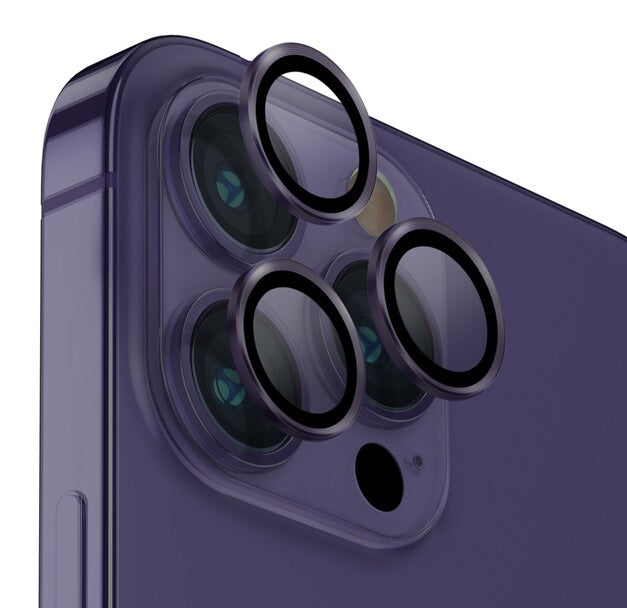 UNIQ OPTIX IPHONE 14 PRO / 14 PRO MAX (2022) CAMERA LENS PROTECTOR - FIG (PURPLE)