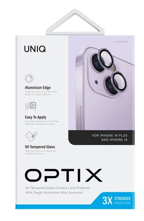 UNIQ OPTIX IPHONE 14 / 14 PLUS (2022) واقي عدسة الكاميرا - ليلك (لافندر)