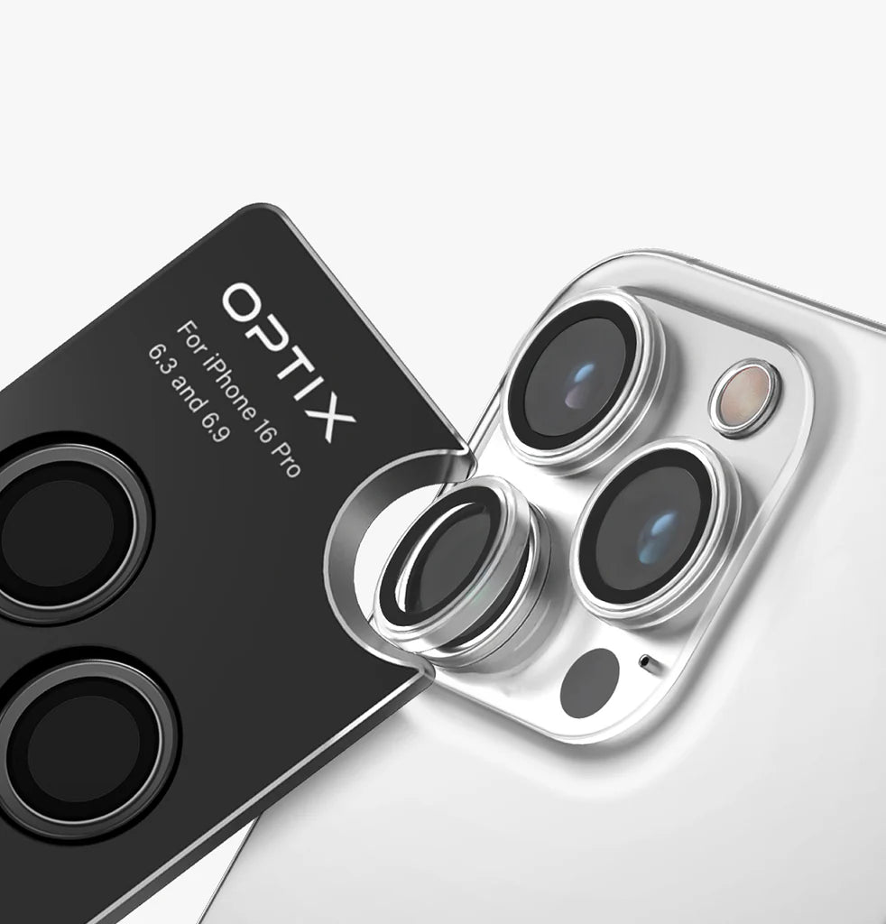 UNIQ OPTIX IPHONE 15 PRO/ 15 PRO MAX CAMERA LENS PROTECTOR - CRYSTAL (CLEAR)