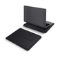 UNIQ OSLO LAPTOP SLEEVE WITH FOLDABLE STAND (UP TO 14”)  - JET BLACK