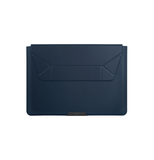 UNIQ OSLO LAPTOP SLEEVE WITH FOLDABLE STAND (UP TO 14”)  - NAVY BLUE