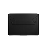 UNIQ OSLO LAPTOP SLEEVE WITH FOLDABLE STAND (UP TO 14”)  - JET BLACK