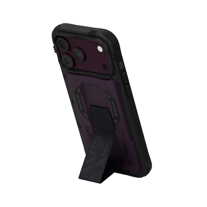SKINARMA IPHONE 18 PRO MAX 6.9"" (2026)  PHANTOM (PU GRIP-STAND) - Burgundy