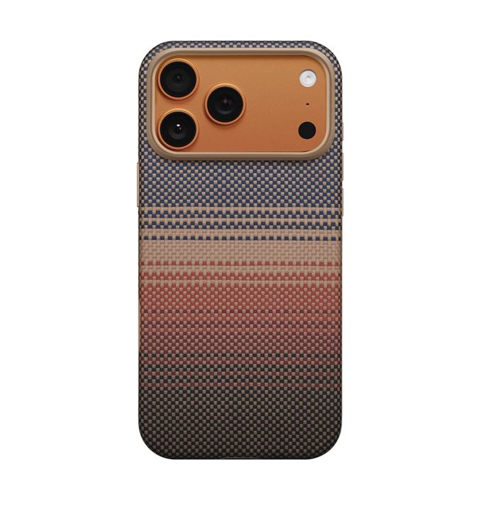 PITAKA Moonrise Aramid UltraGuard Case for iPhone 17 Pro(Sunset)
