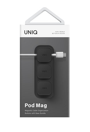 UNIQ POD MAGNETIC CABLE ORGANIZERS AND BASE