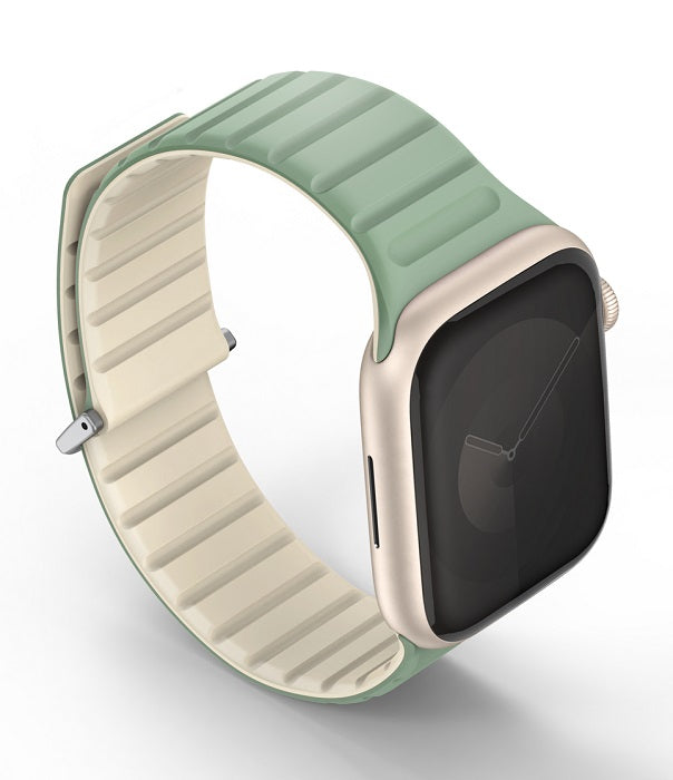 UNIQ REVIX EVO REVERSIBLE MAGNETIC APPLE WATCH STRAP 41/40/38MM - SOFT MINT (SOFT MINT/BEIGE)