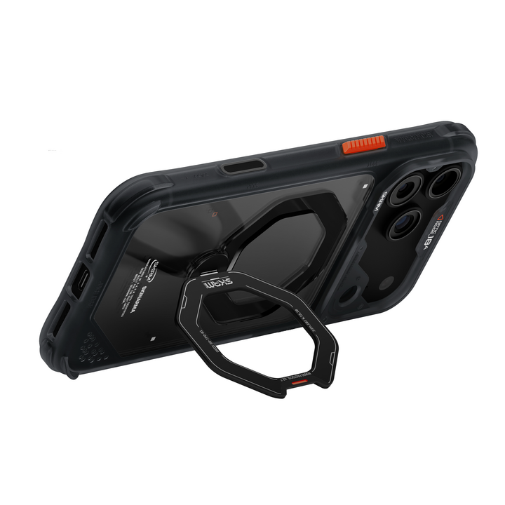 SKINARMA IPHONE 18 PRO 6.3 (2026) SATURN (ROTATING KICK-STAND) - Black