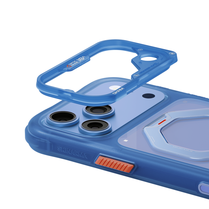 SKINARMA IPHONE 18 PRO 6.3 (2026) SATURN (ROTATING KICK-STAND) - Blue