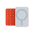 SKINARMA magnetic suction mount STAX with orange cup plate and gray backing