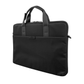UNIQ STOCKHOLM PROTECTIVE NYLON MESSENGER BAG (UP TO 16”)  - MIDNIGHT BLACK (MIDNIGHT BLACK)