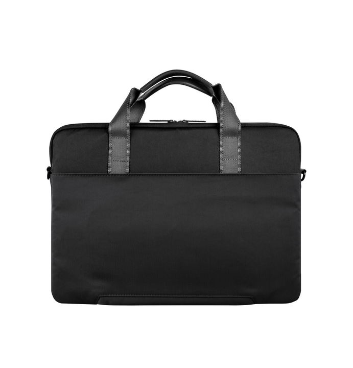 UNIQ STOCKHOLM PROTECTIVE NYLON MESSENGER BAG (UP TO 16”)  - MIDNIGHT BLACK (MIDNIGHT BLACK)