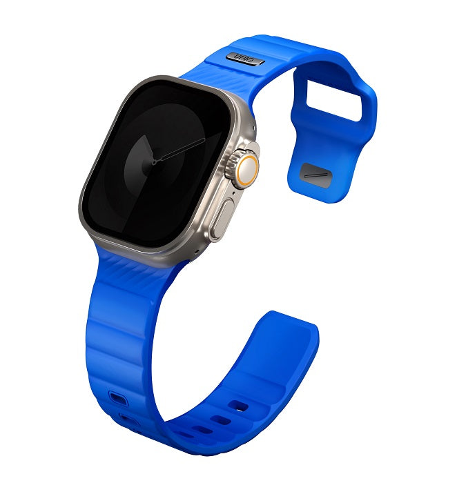 UNIQ STRIDE FKM RUBBER APPLE WATCH STRAP 49/45/44/42MM - COBALT (COBALT BLUE)