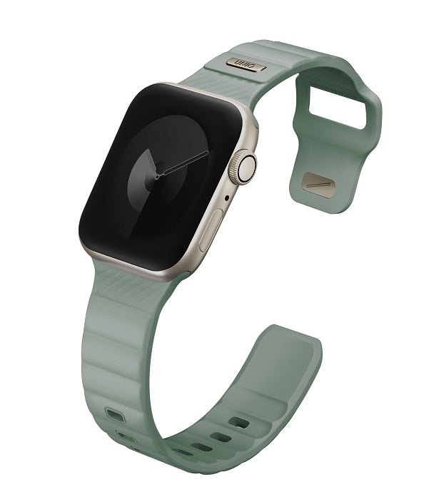 UNIQ STRIDE FKM RUBBER APPLE WATCH STRAP 41/40/38MM - ICEPLANT GREEN (ICEPLANT GREEN)